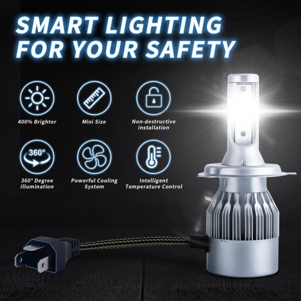 Powerful C6 LED Car Headlight Bulbs