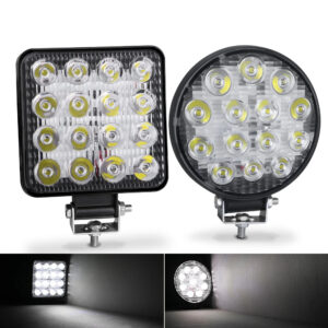 Round 16LED 42W Work Light Bar
