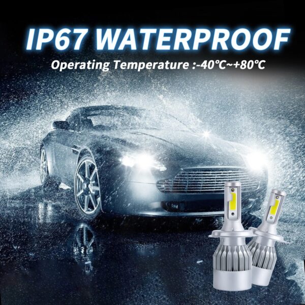 Powerful C6 LED Car Headlight Bulbs